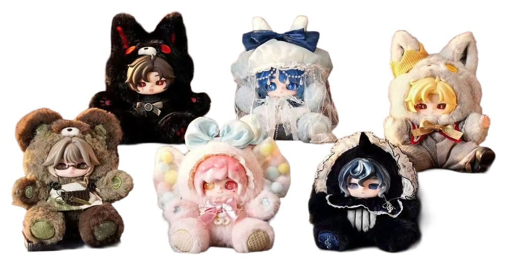 ANTOO Wonderland Pack de 6 Figuras Mini Furry 20 cm Blind Box