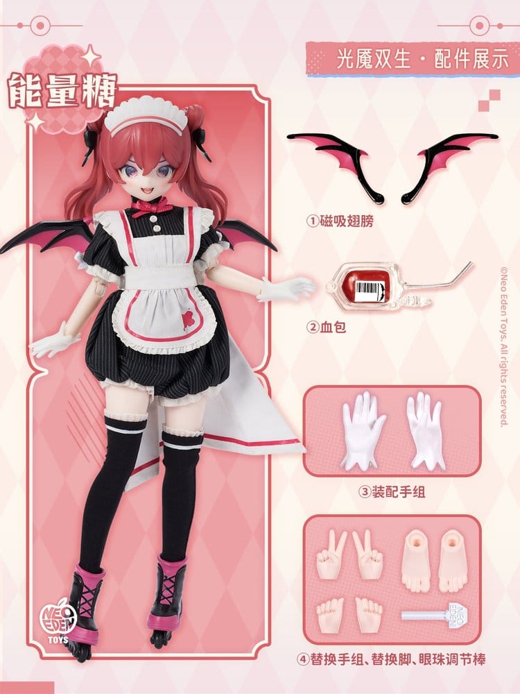 Original Character Sortido Figure Unveiled Door Key Spirit Series BJD Doll Blind Box 22 cm Sortido (6)