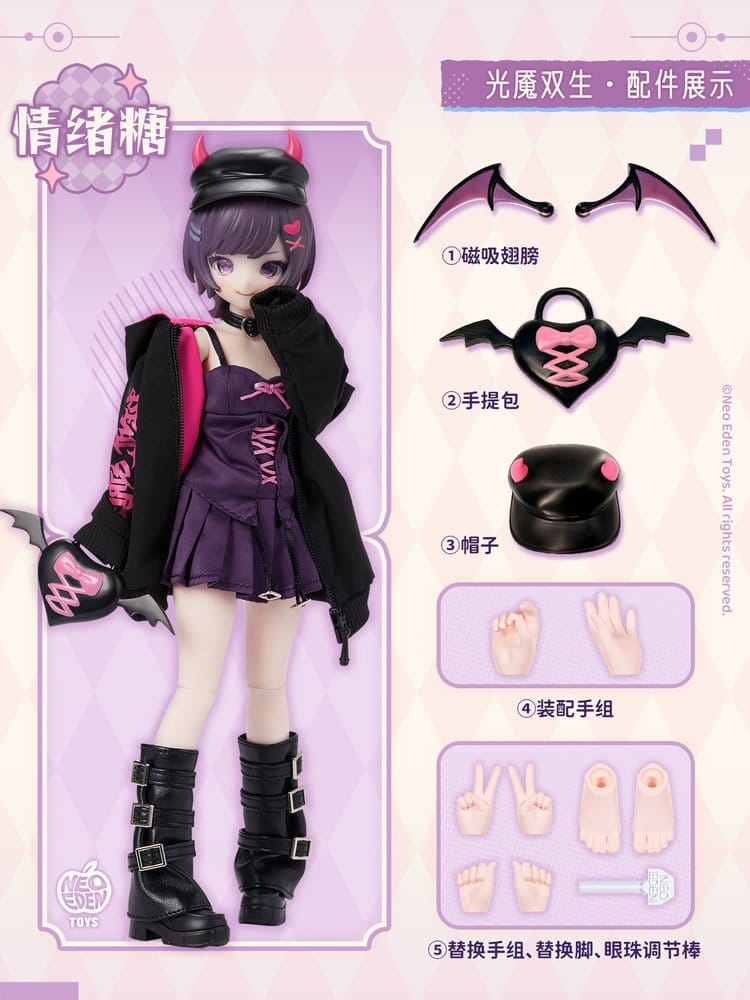 Original Character Sortido Figure Unveiled Door Key Spirit Series BJD Doll Blind Box 22 cm Sortido (6)