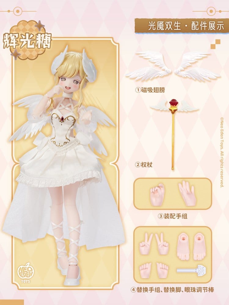 Original Character Sortido Figure Unveiled Door Key Spirit Series BJD Doll Blind Box 22 cm Sortido (6)