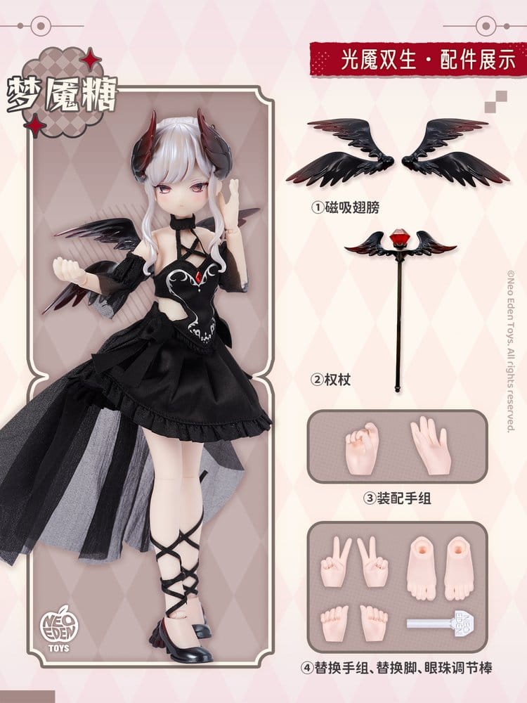 Original Character Sortido Figure Unveiled Door Key Spirit Series BJD Doll Blind Box 22 cm Sortido (6)