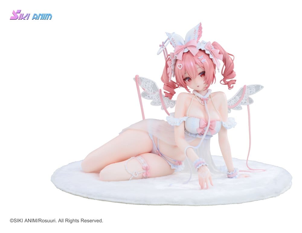 Original Character Figura PVC 1/4 White Rabbit Rosu Angel Ver. Illustrated by Rosuuri Bonus Edition 23 cm Frikytopia