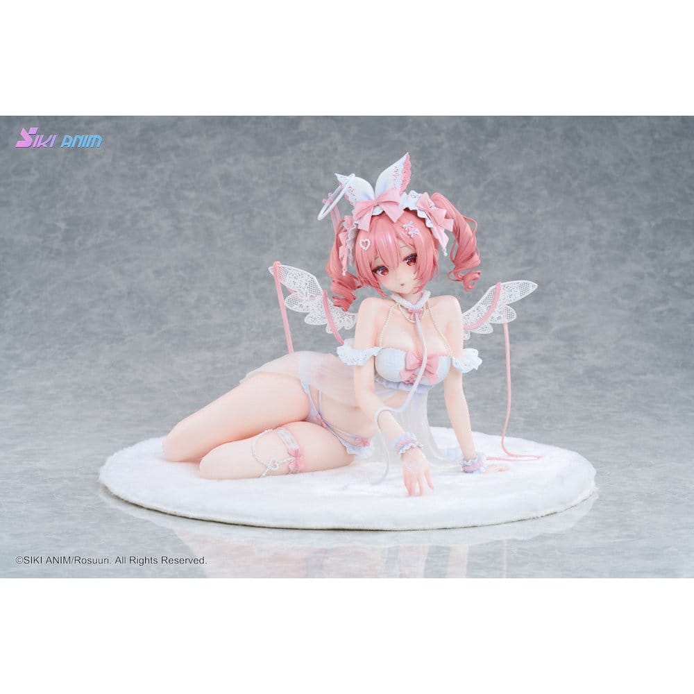 Original Character Figura PVC 1/4 White Rabbit Rosu Angel Ver. Illustrated by Rosuuri Bonus Edition 23 cm