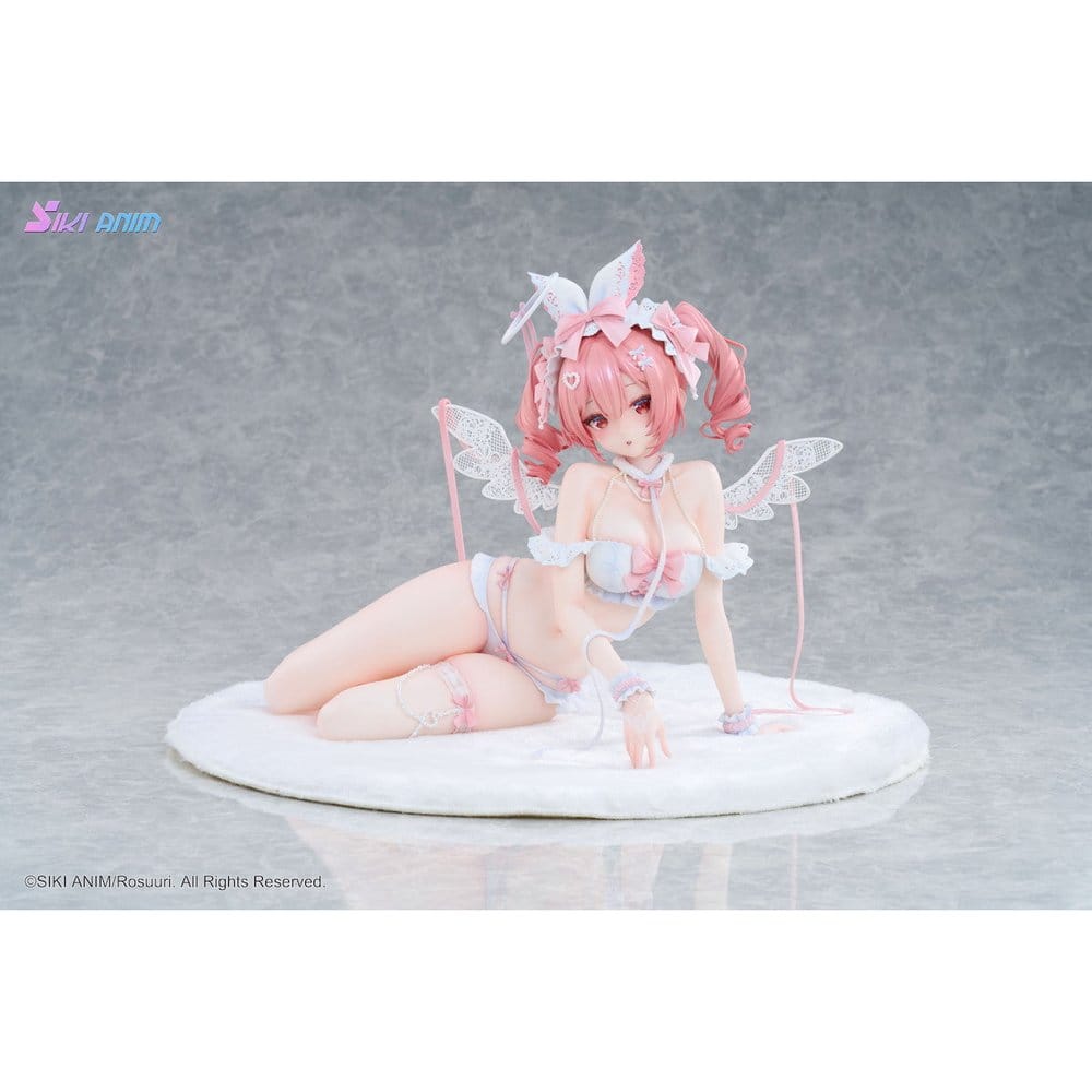 Original Character Figura PVC 1/4 White Rabbit Rosu Angel Ver. Illustrated by Rosuuri Bonus Edition 23 cm