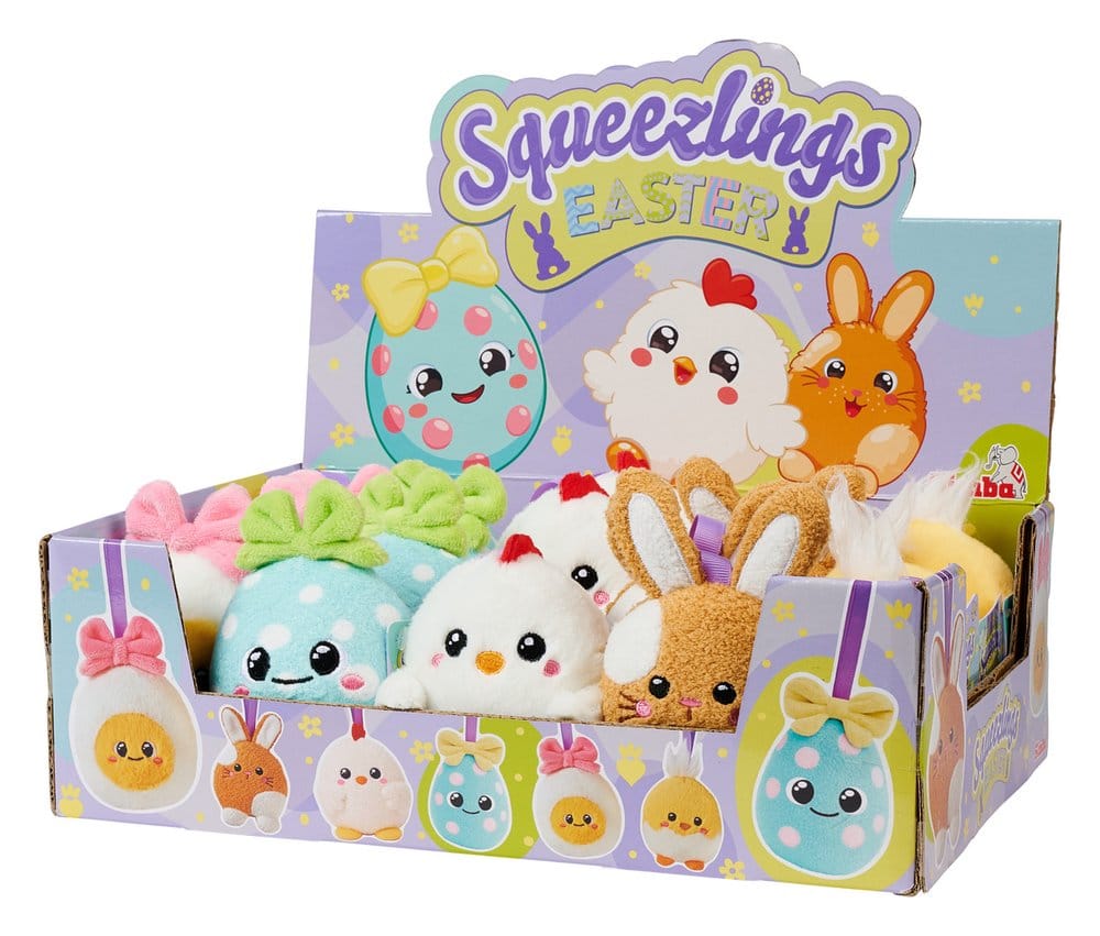 Squeezlings Peluches Pack de 5 Expositor (20)