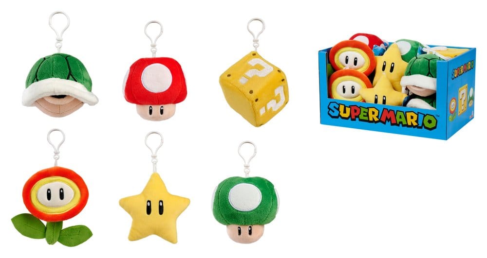 Super Mario Porta-chaves Expositor (12)