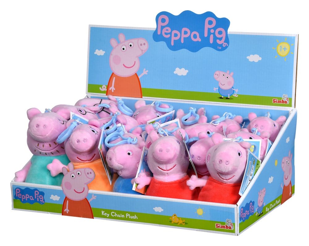 Peppa Pig Llaveros de peluche Expositor (18)