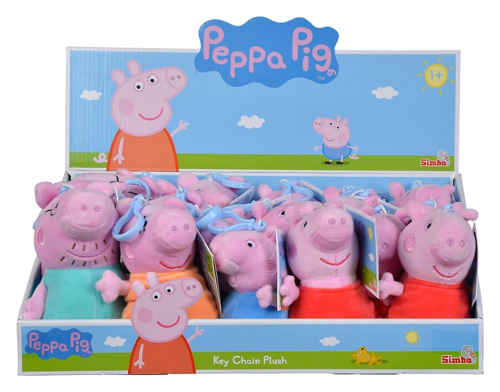 Peppa Pig Llaveros de peluche Expositor (18)