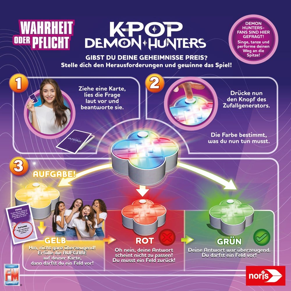 K-POP Demon Hunters Juego de mesa *Edición Alemán*