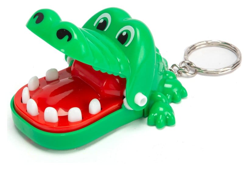 Porta-chaves Mini Crocodilo Mordedor