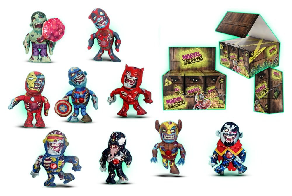 Marvel Zombies Figuras Cajas Sorpresa Expositor (9) Frikytopia