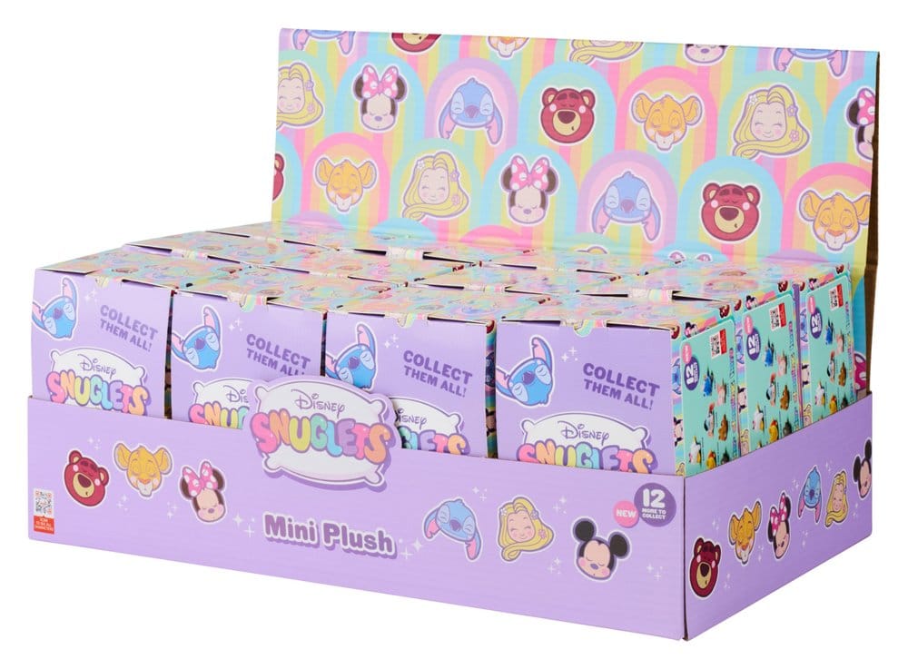 Disney Snuglets Peluche Wave 2 Blindbox Expositor (12) Frikytopia