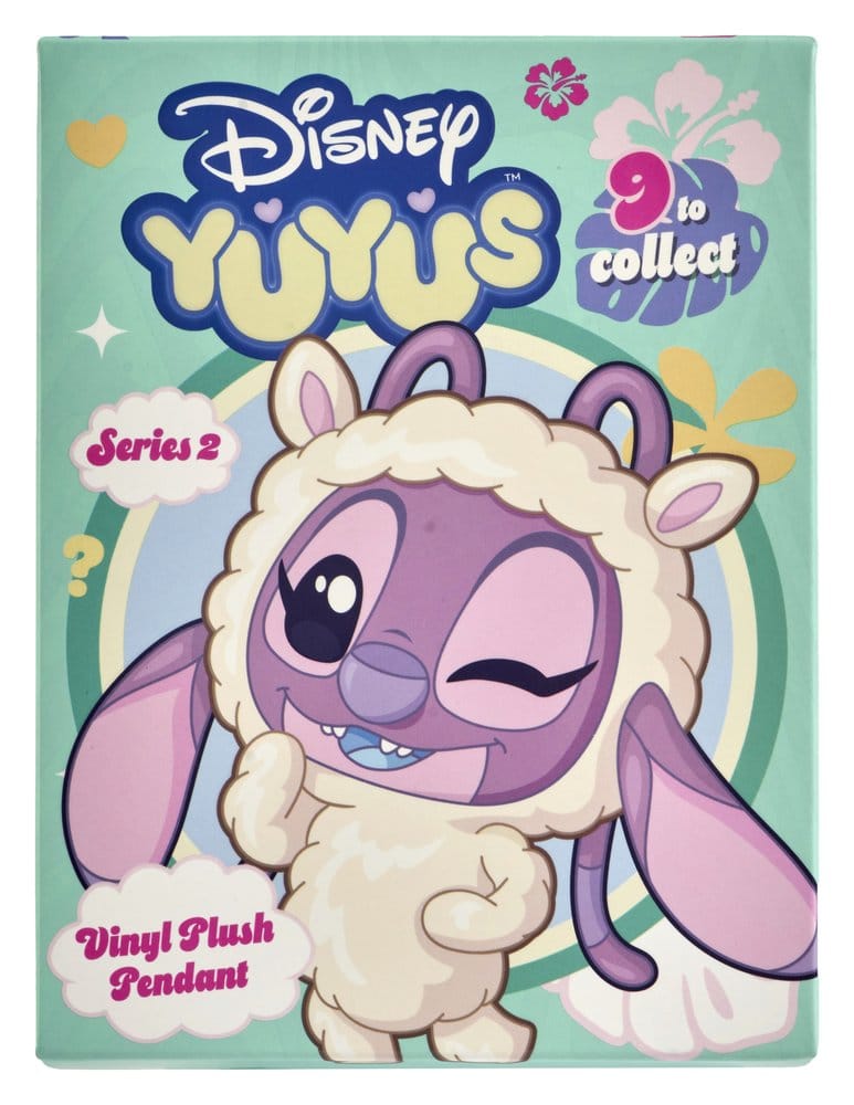 Disney YuYus Porta-chaves de Peluche Wave 2 Stitch & Angel 13 cm Blindbox Display (8)