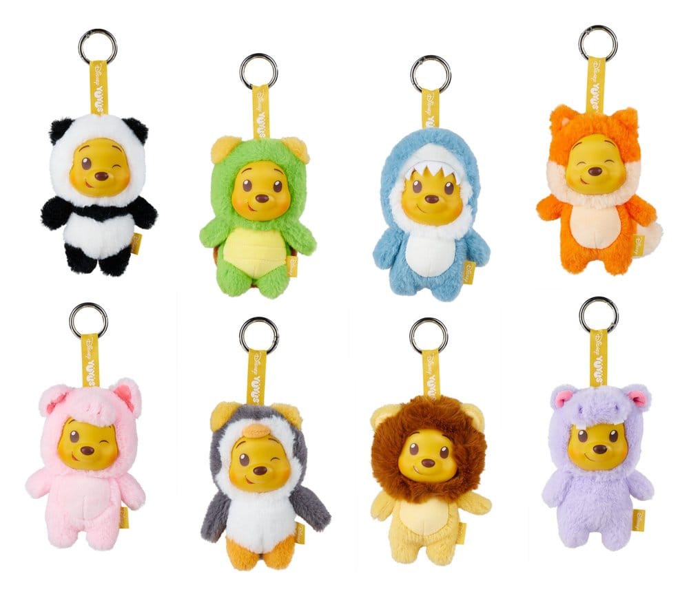 Disney YuYus Llaveros de peluche Wave 2 Winnie the Pooh 13 cm Blindbox Display (8)