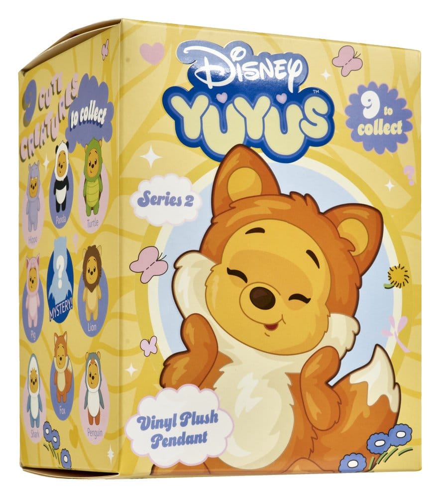 Disney YuYus Porta-chaves de Pelúcia Wave 2 Winnie the Pooh 13 cm Display Blindbox (8)