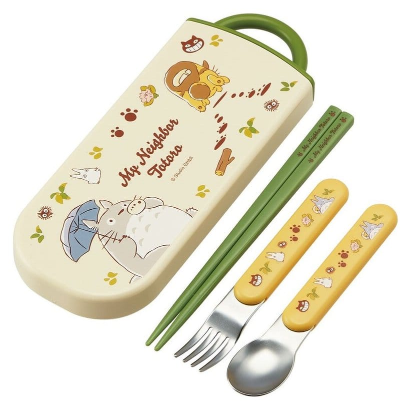 Mi vecino Totoro Palillos Cuchara Tenedor Set Totoro & Catbus