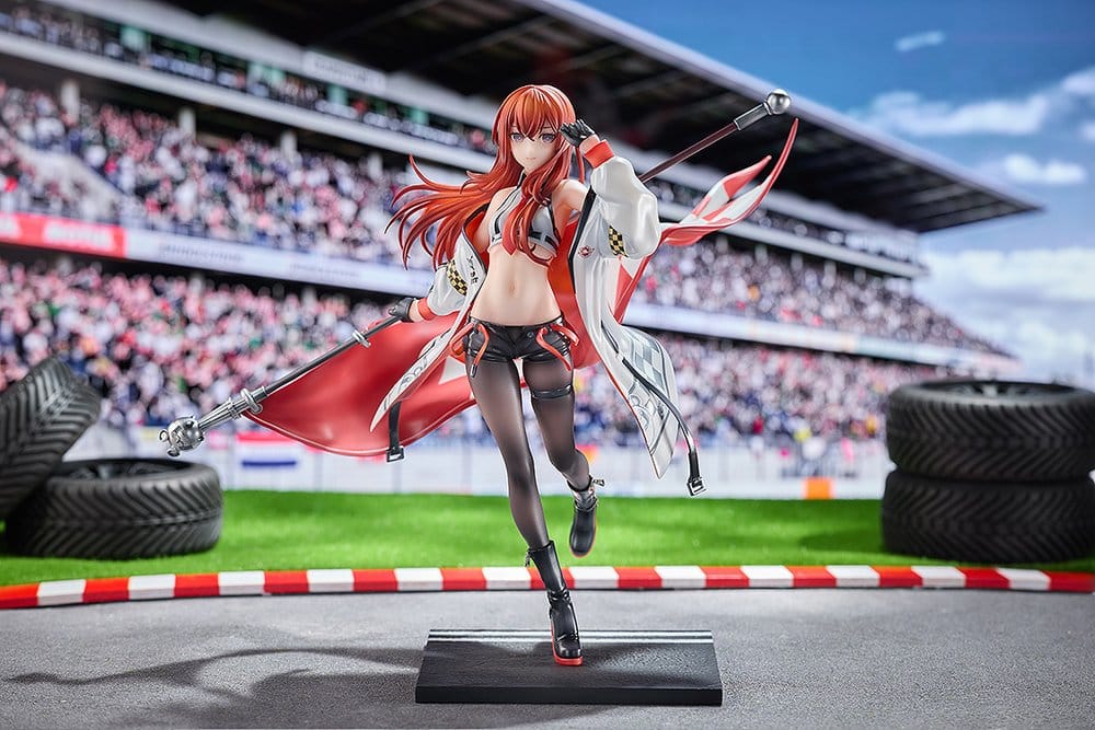 Steins;Gate Figura PVC 1/7 Kurisu Makise: Racing Ver. 24 cm