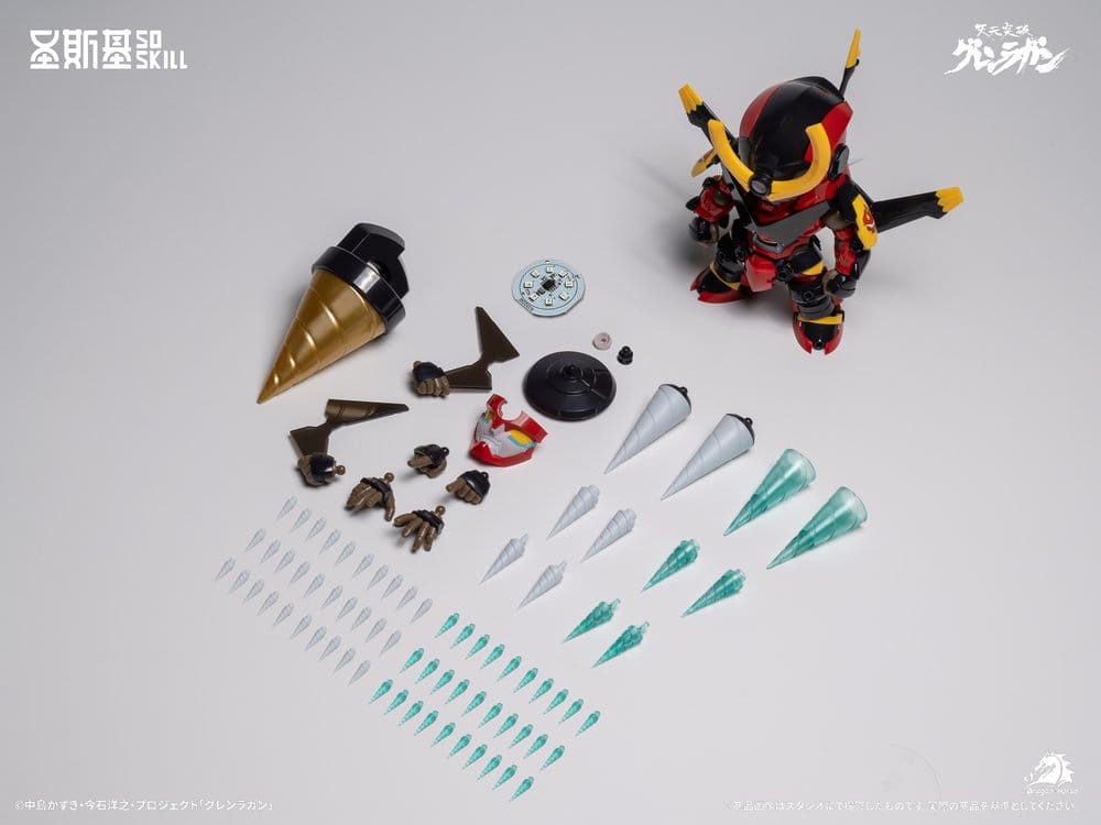 Gurren Lagann Chibi Kit de Modelismo Chibi-style Super Articulated 13 cm