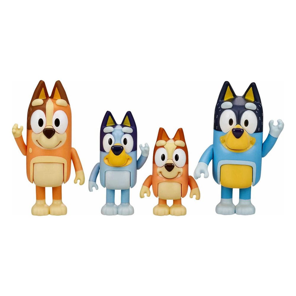 Bluey 4 pack Figuras