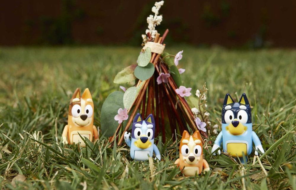 Bluey 4 pack Figuras