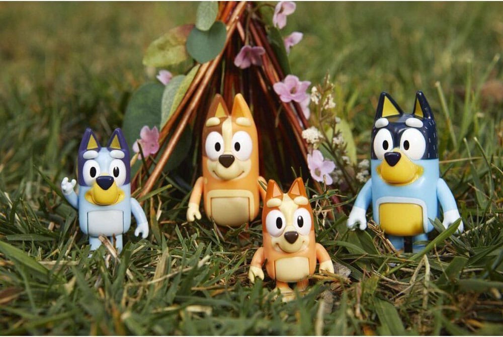 Bluey 4 pack Figuras
