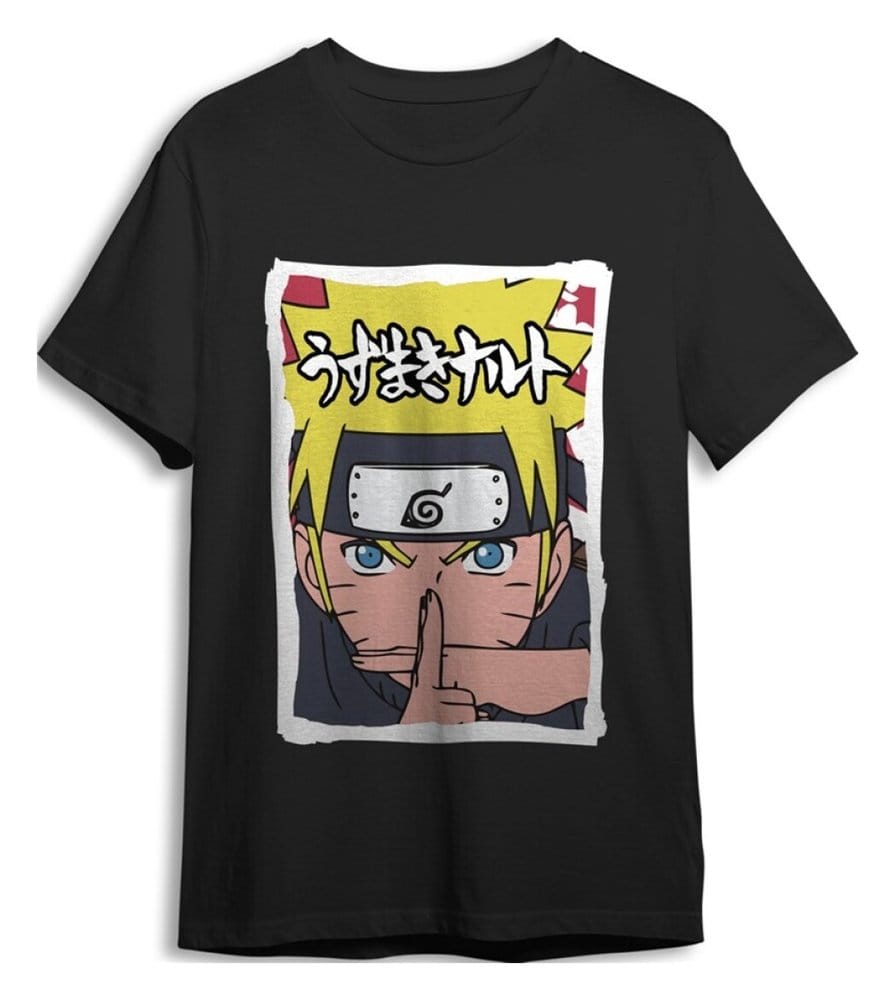 Naruto Shippuden Camiseta X Black Talla M