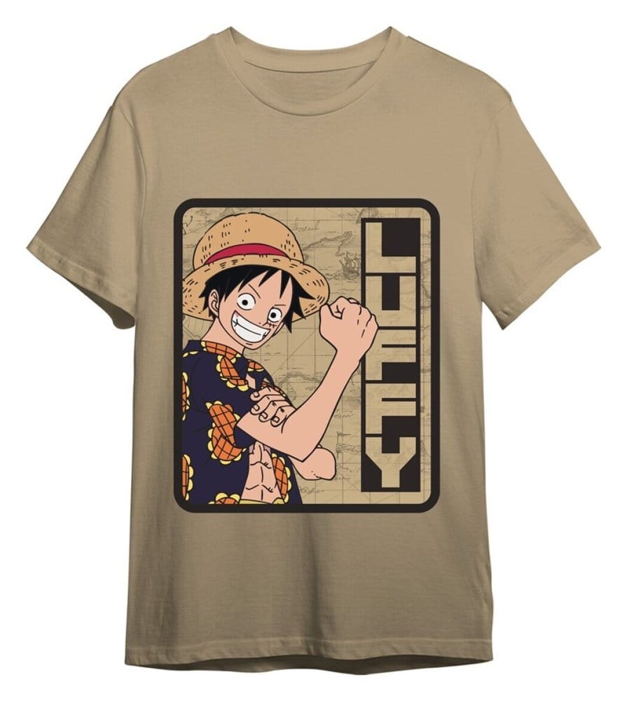One Piece Camiseta Monkey D. Luffy Sand Talla XL Frikytopia