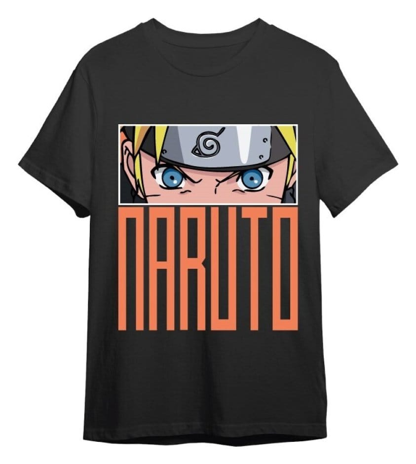 Naruto Camiseta Naruto Eyes Black Talla XXL