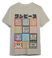 One Piece Camiseta Straw Hat Crew Sand Talla XXL