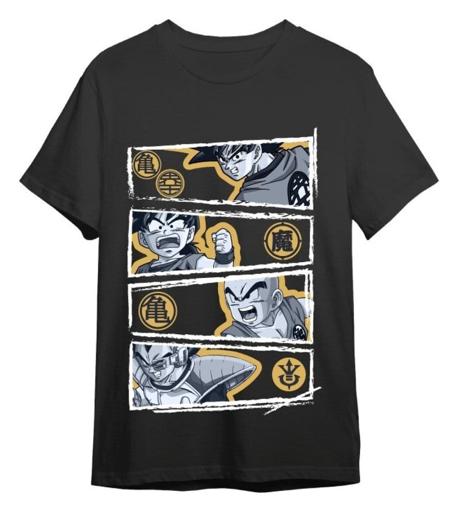 Dragon Ball Z Camiseta Vegeta Negro Talla S