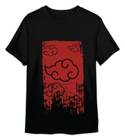 Naruto Shippuden Camiseta Akatsuki Black Talla XL