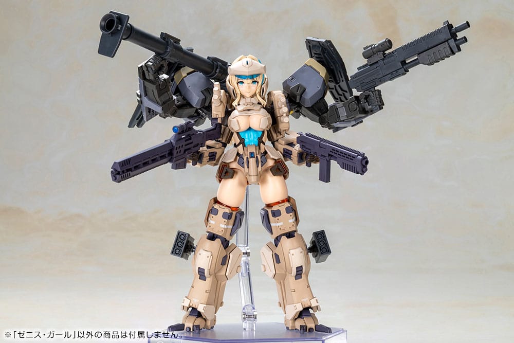 Front Mission Plastic Model Kit Structure Arts Zenith Girl 16 cm