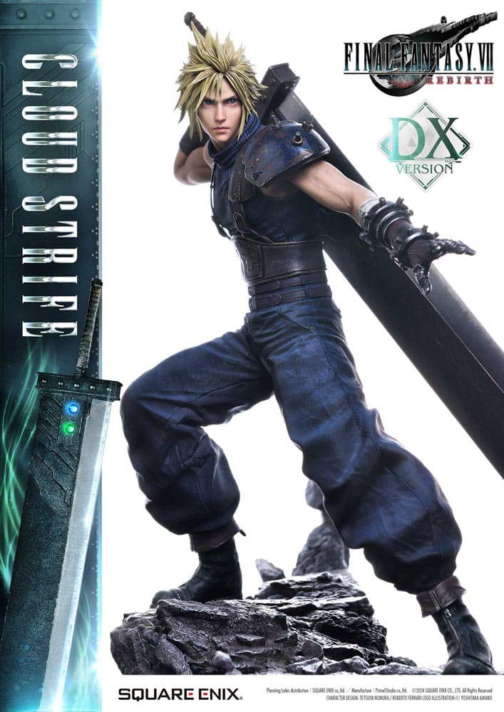 Final Fantasy VII Rebirth Estatua 1/4 Cloud Strife Deluxe Ver. 68 cm