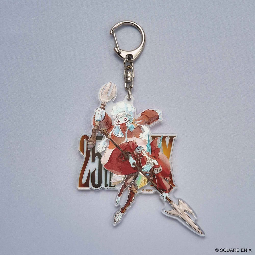 Final Fantasy IX Llavero acrílico 25th Anniversary Quina y Freija Frikytopia