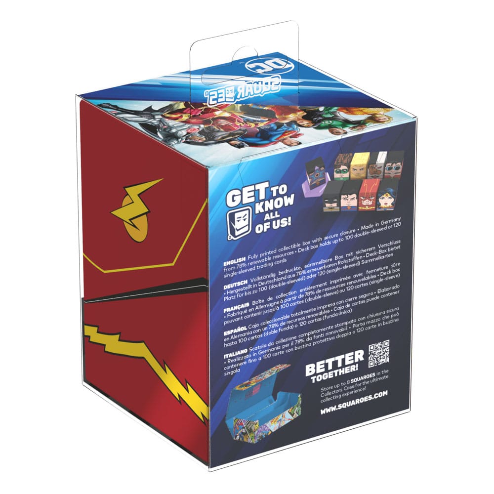 Caja de mazo squaroes dc justice league the flash