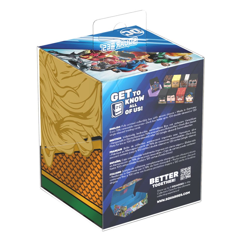 Caja de mazo squaroes dc justice league aquaman