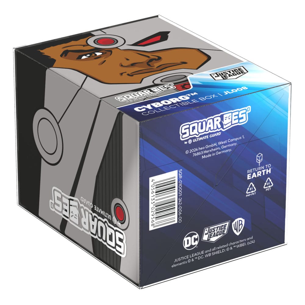 Caja de mazo squaroes dc justice league cyborg