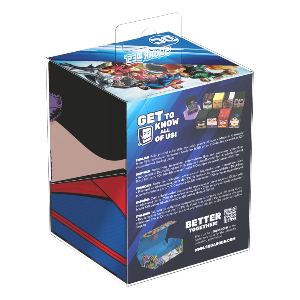 Caja de mazo squaroes dc justice league starro