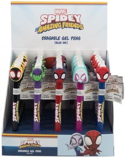 Spidey & Friends Bolígrafo de gel borrable Friends Expositor (30)