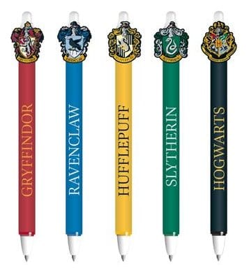 Harry Potter Bolígrafo de gel borrable Houses Expositor (30) Frikytopia
