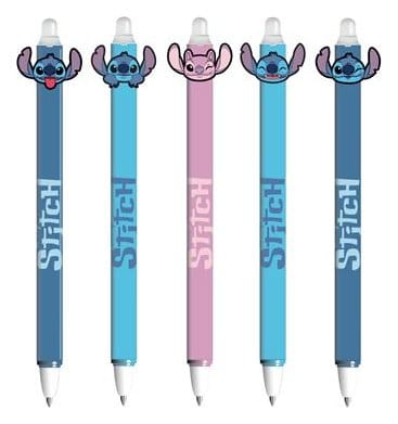 Lilo & Stitch Bolígrafo de gel borrable Core Blue Expositor (30) Frikytopia