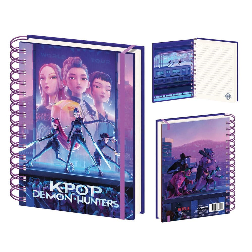 KPop Demon Hunters Libreta A5 Wiro Frikytopia