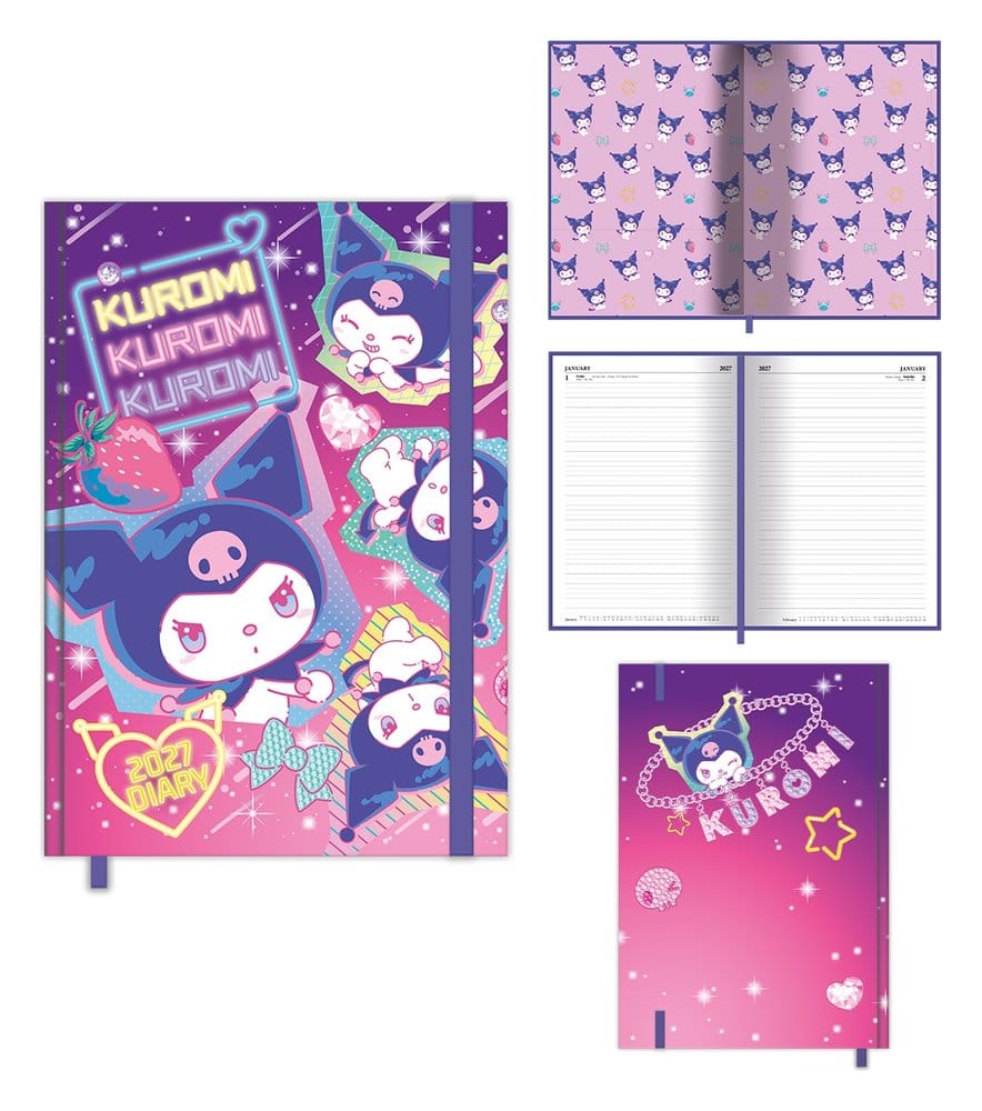 Sanrio A5 DTP Agenda 2027 Kuromi Frikytopia