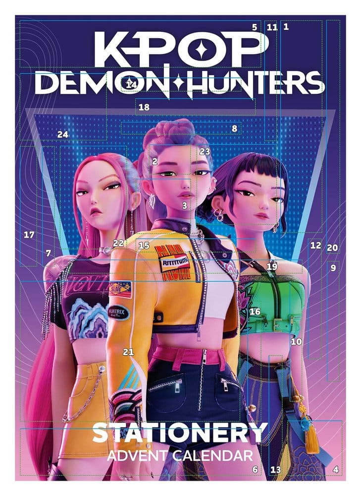KPop Demon Hunters (2027) Calendario de Adviento Expositor (12) Frikytopia