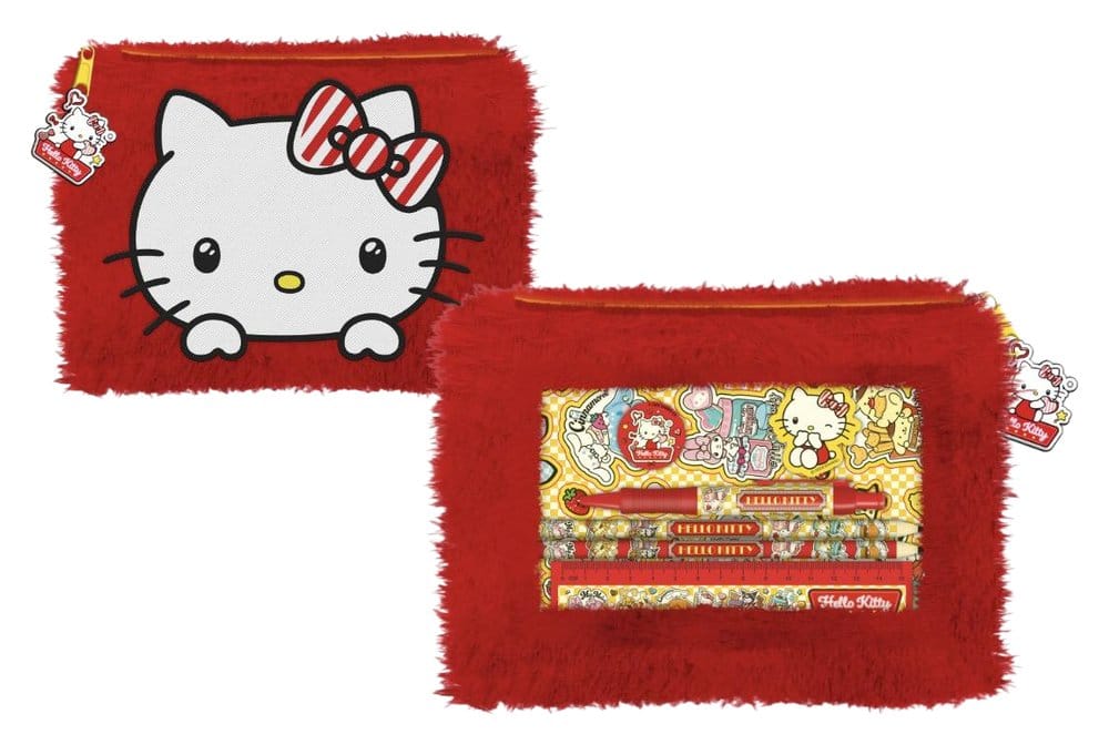 Estojo de Pelúcia Hello Kitty and Friends Versão American Diner Conjunto Expositor (12) Frikytopia