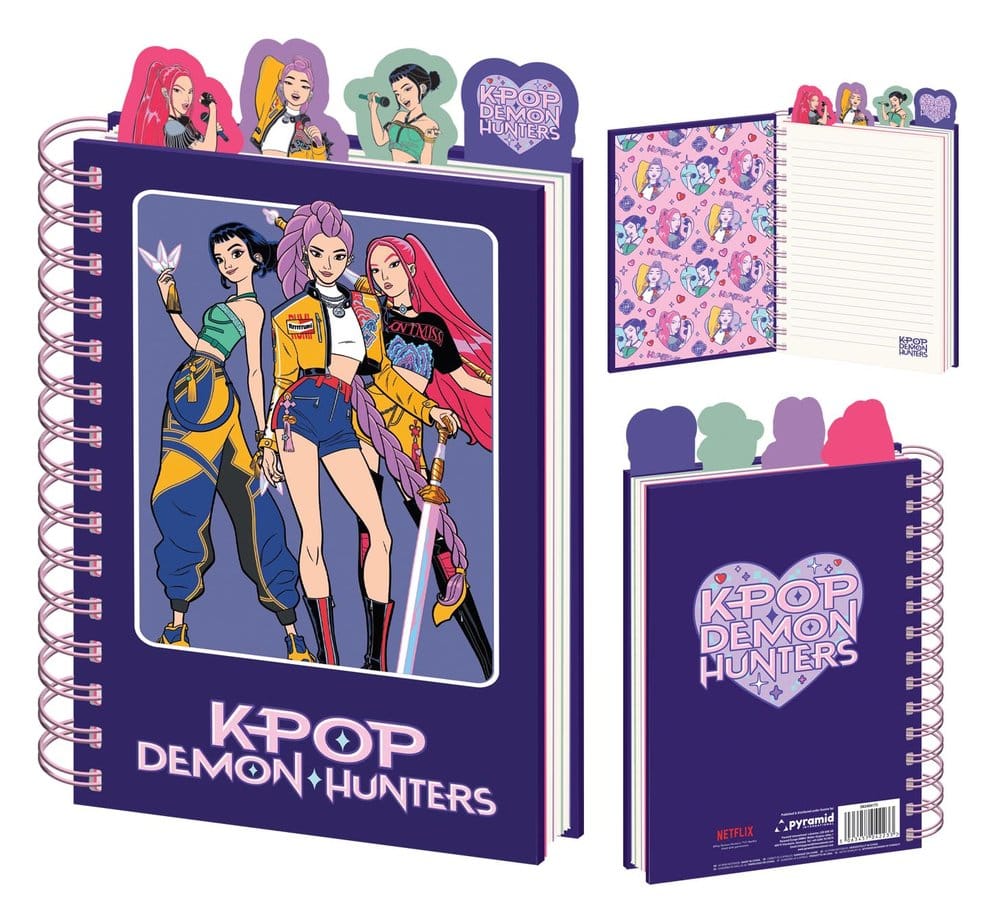 KPop Demon Hunters Cuaderno de Proyectos A5 Hunter/X Expositor (10)