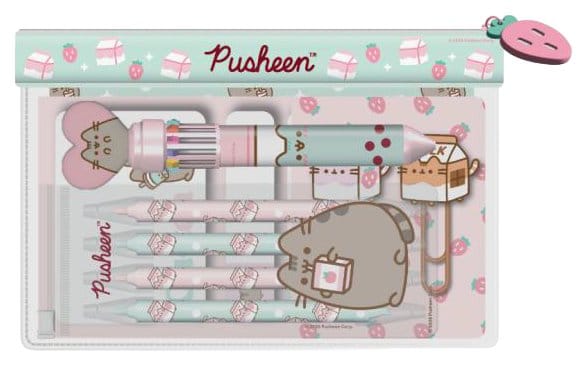 Pusheen Conjunto de Material de Escritório com Estojo Sips Frikytopia
