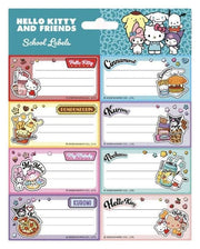 Hello Kitty and Friends Etiquetas Escolares American Diner Version