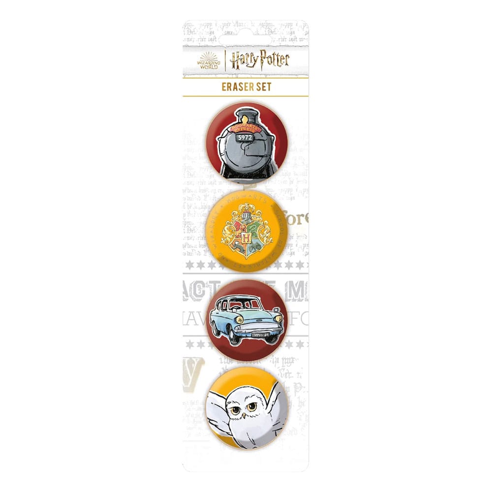 Harry Potter Pack de 4 gomas