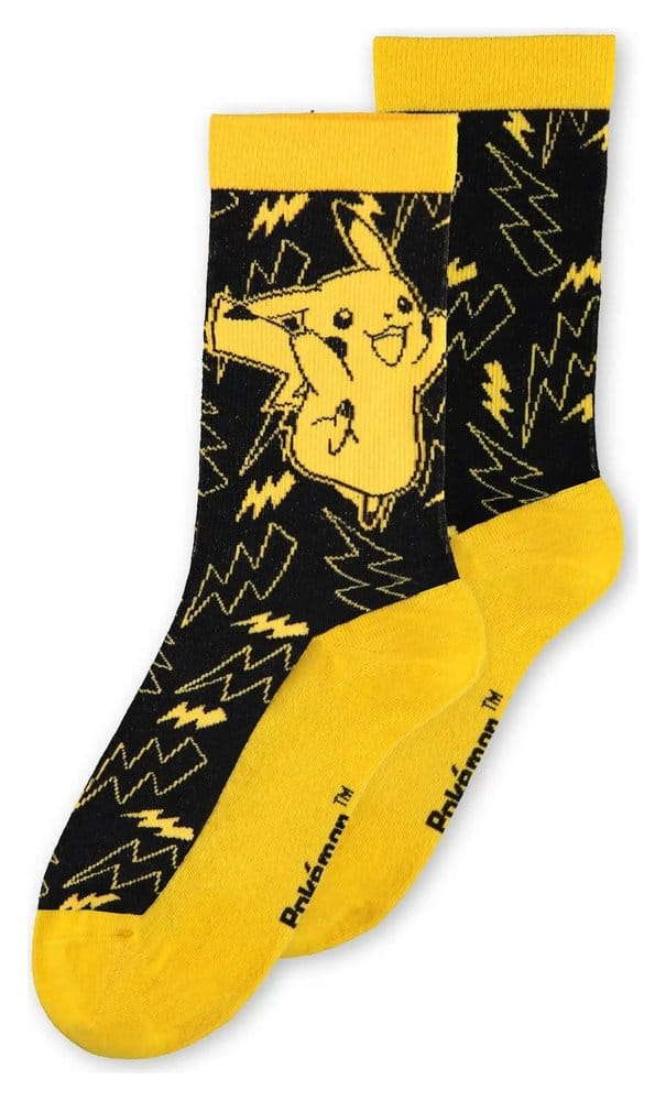 Pokémon Pack de 2 Pares de Calcetines Crew 39-42